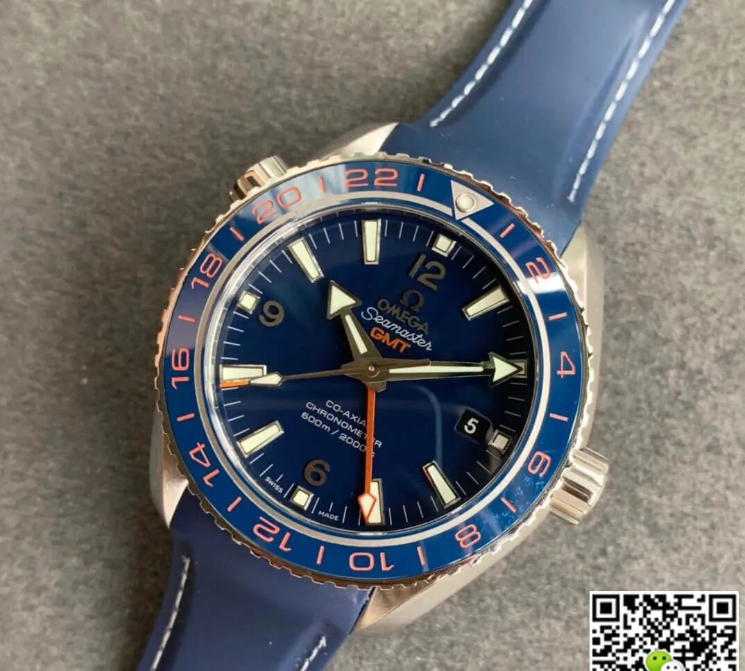 Omega Seamaster 232.32.44.22.03.001 VS Factory 1:1 Best Edition Replica Watch Blue Strap